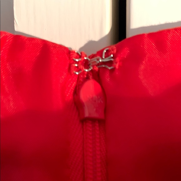 Kasper Red and Blue Fit and Flare Midi Dress - Picture 8 of 11